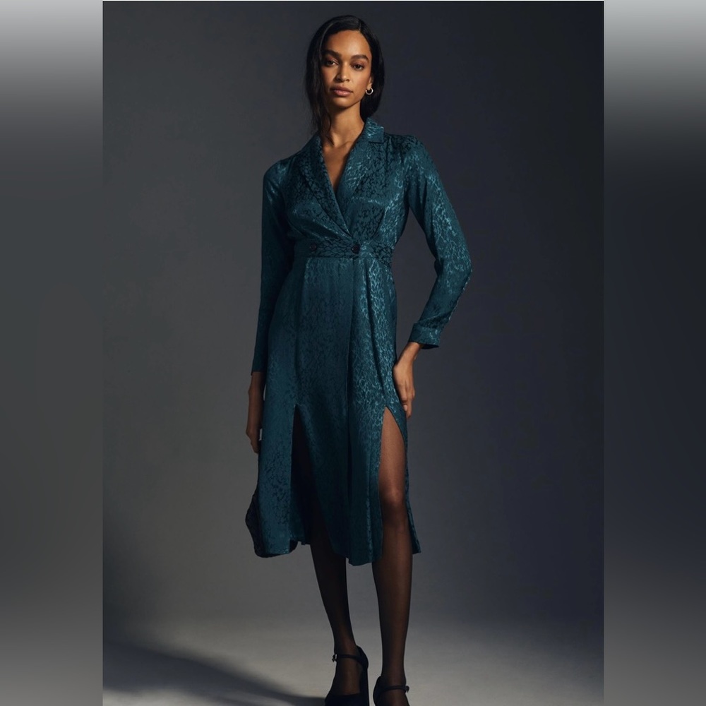 Anthropologie women’s blazer wrap dress US size 6